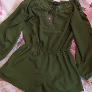 Long sleeve romper